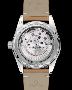41 mm, Stahl mit Lederarmband