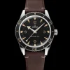 41 mm, Stahl mit Lederarmband