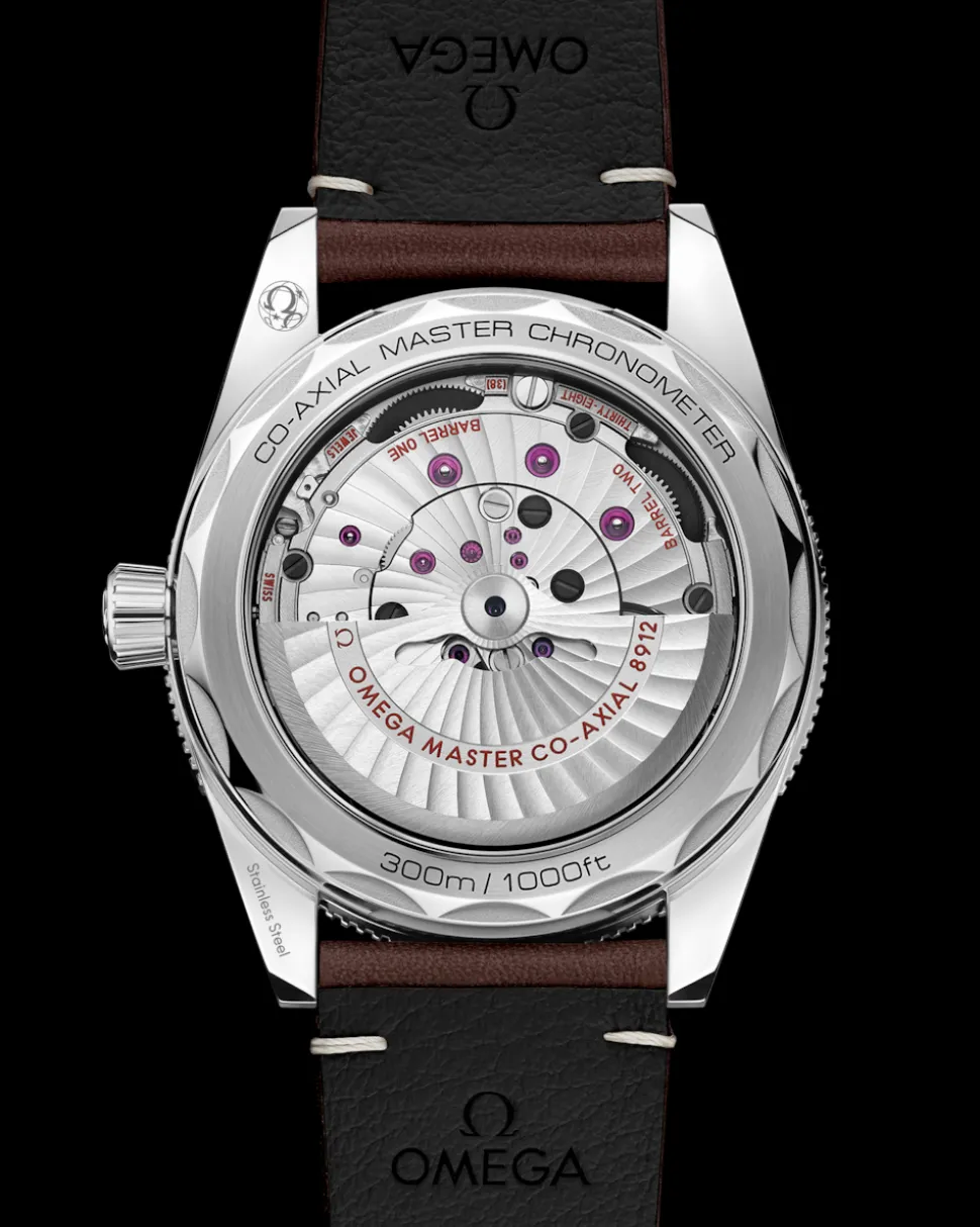 41 mm, Stahl mit Lederarmband