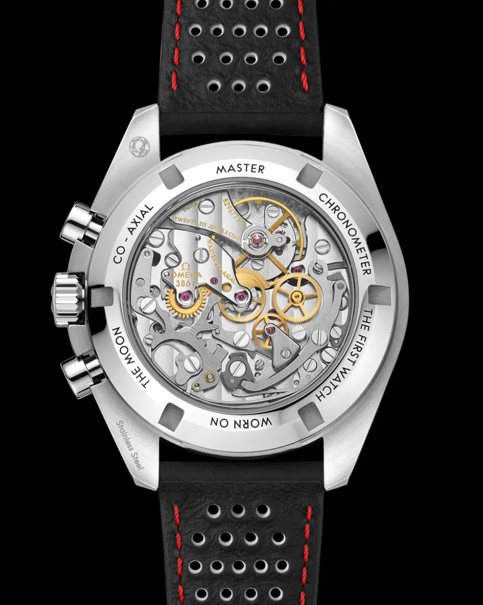 42 mm, Stahl mit Lederarmband