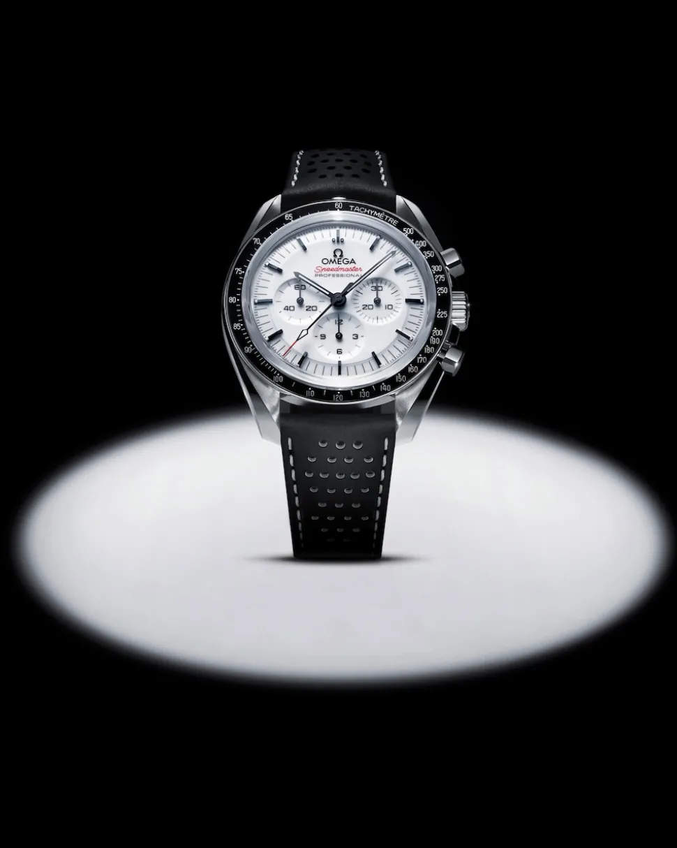42 mm, Stahl mit Lederarmband
