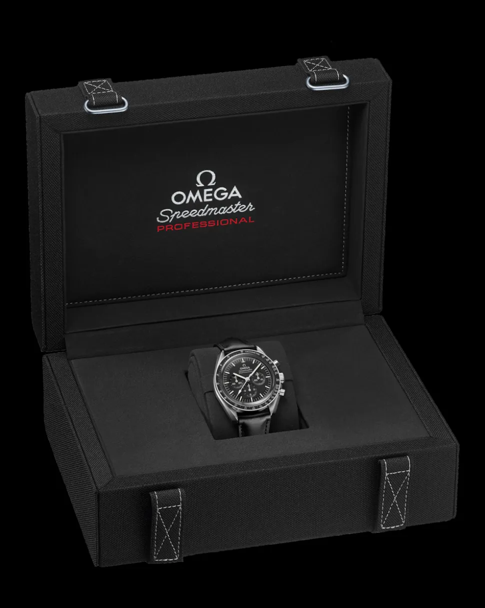 42 mm, Stahl mit Lederarmband