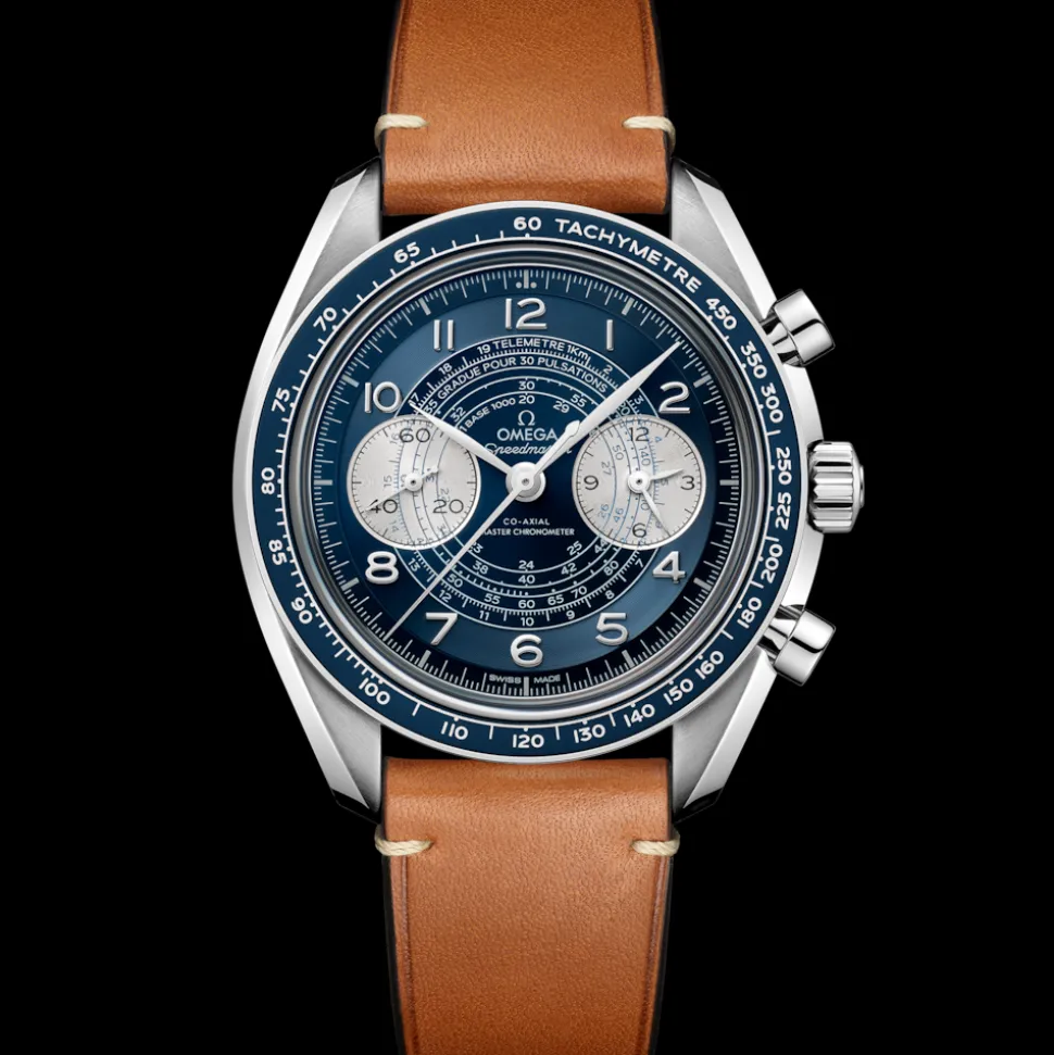43 mm, Stahl mit Lederarmband