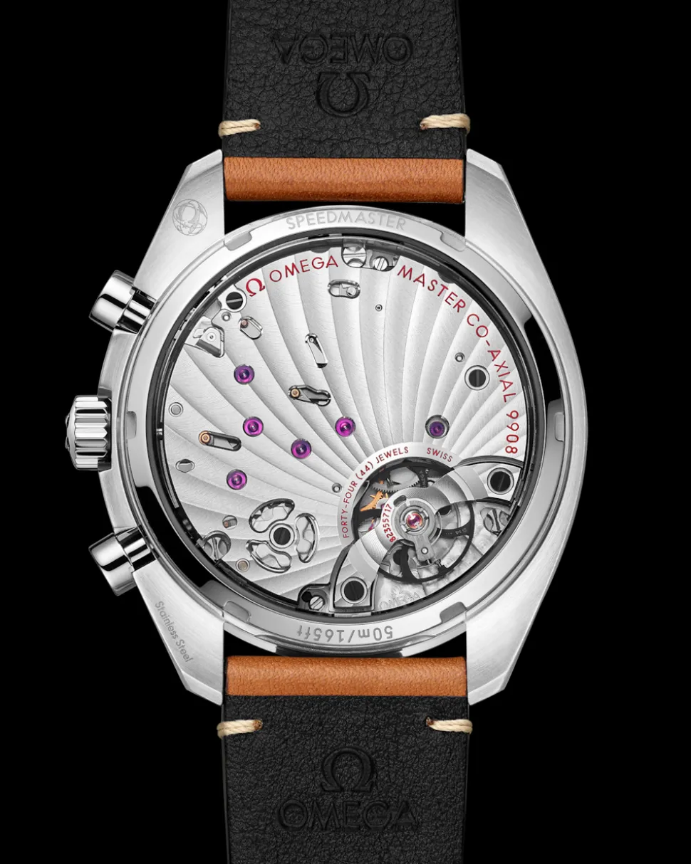 43 mm, Stahl mit Lederarmband