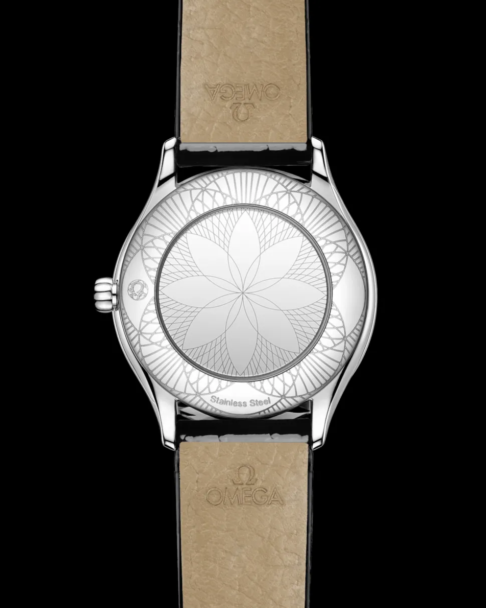 26 mm, Stahl mit Lederarmband
