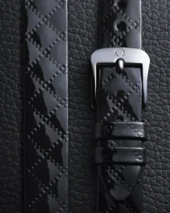 26 mm, Stahl mit Lederarmband