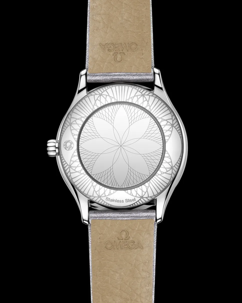 26 mm, Stahl mit Lederarmband