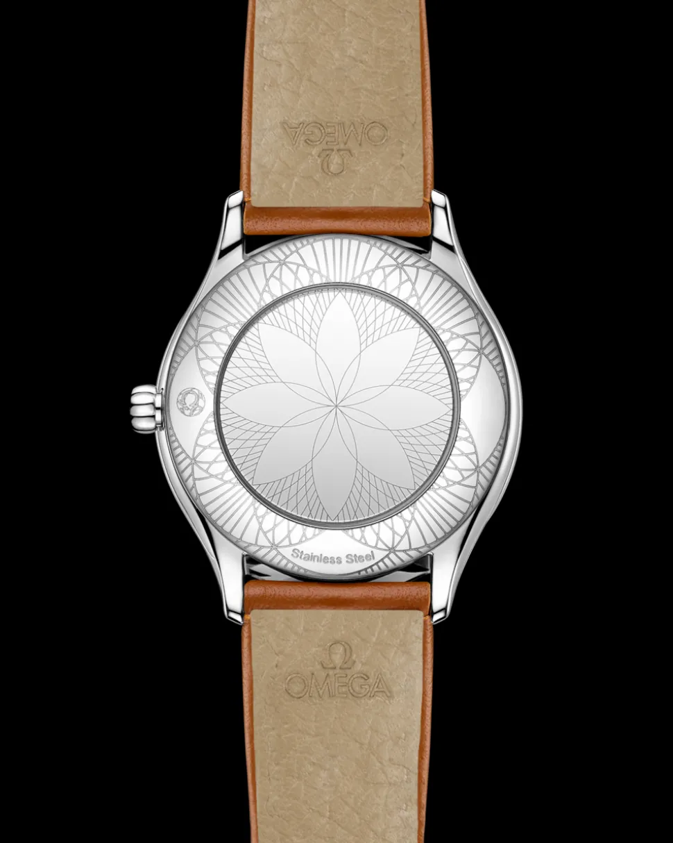 26 mm, Stahl mit Lederarmband