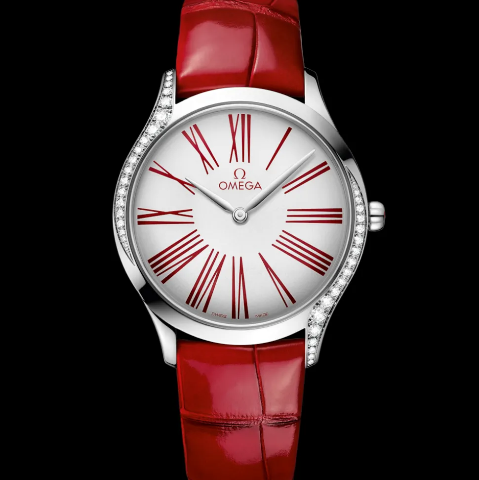 36 mm, Stahl mit Lederarmband