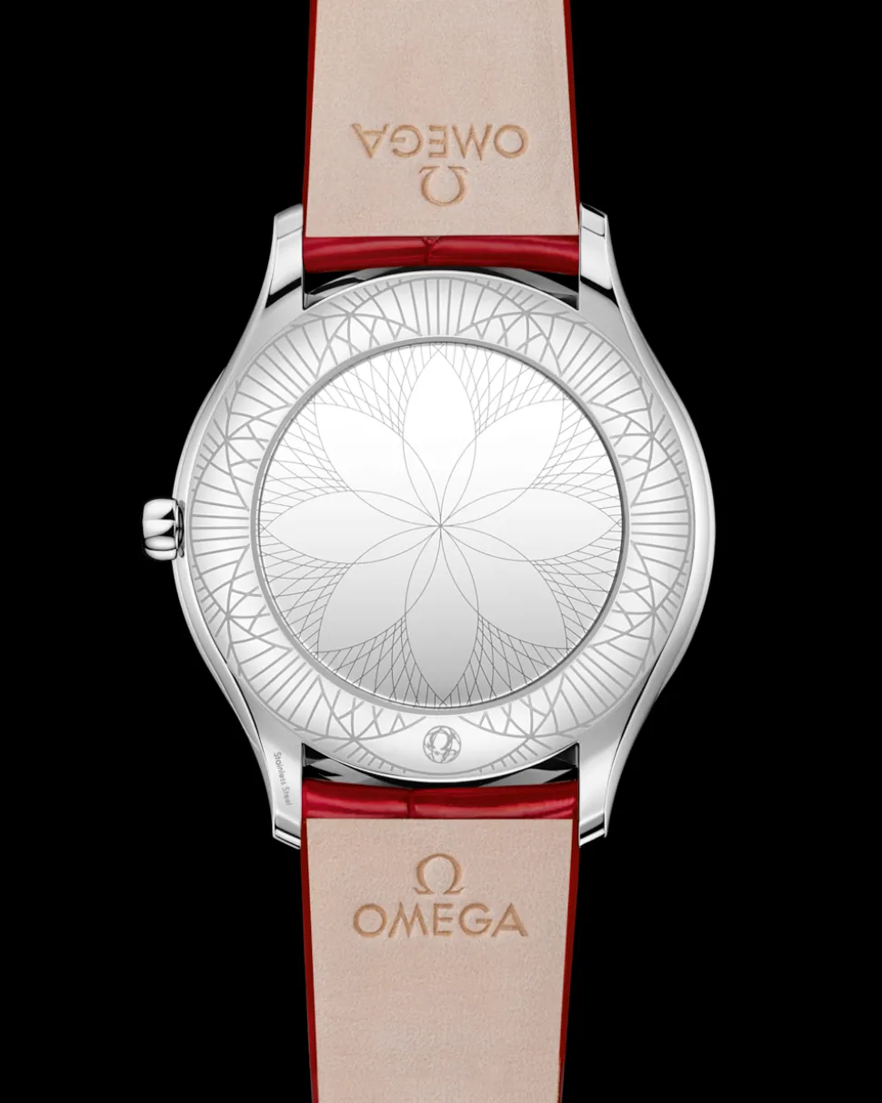 36 mm, Stahl mit Lederarmband