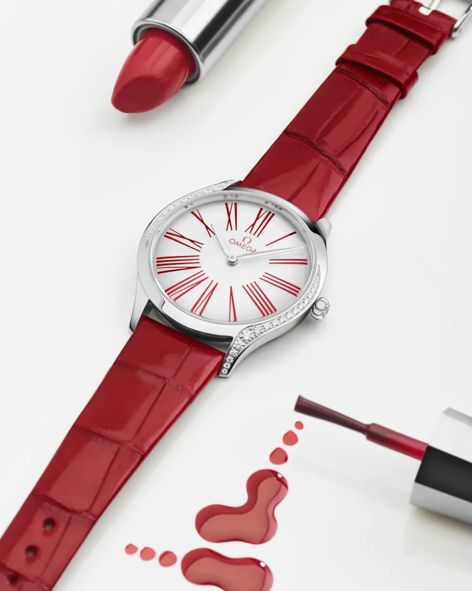 36 mm, Stahl mit Lederarmband