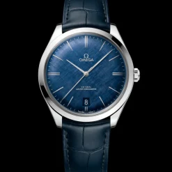 40 mm, Stahl mit Lederarmband