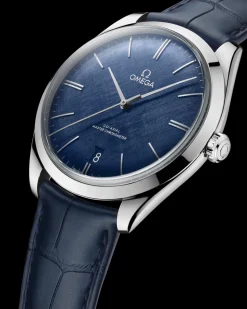 40 mm, Stahl mit Lederarmband