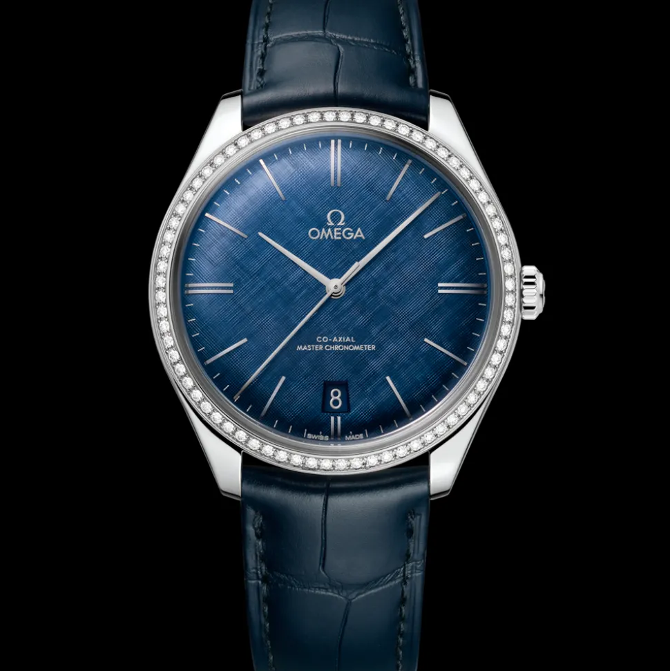 40 mm, Stahl mit Lederarmband