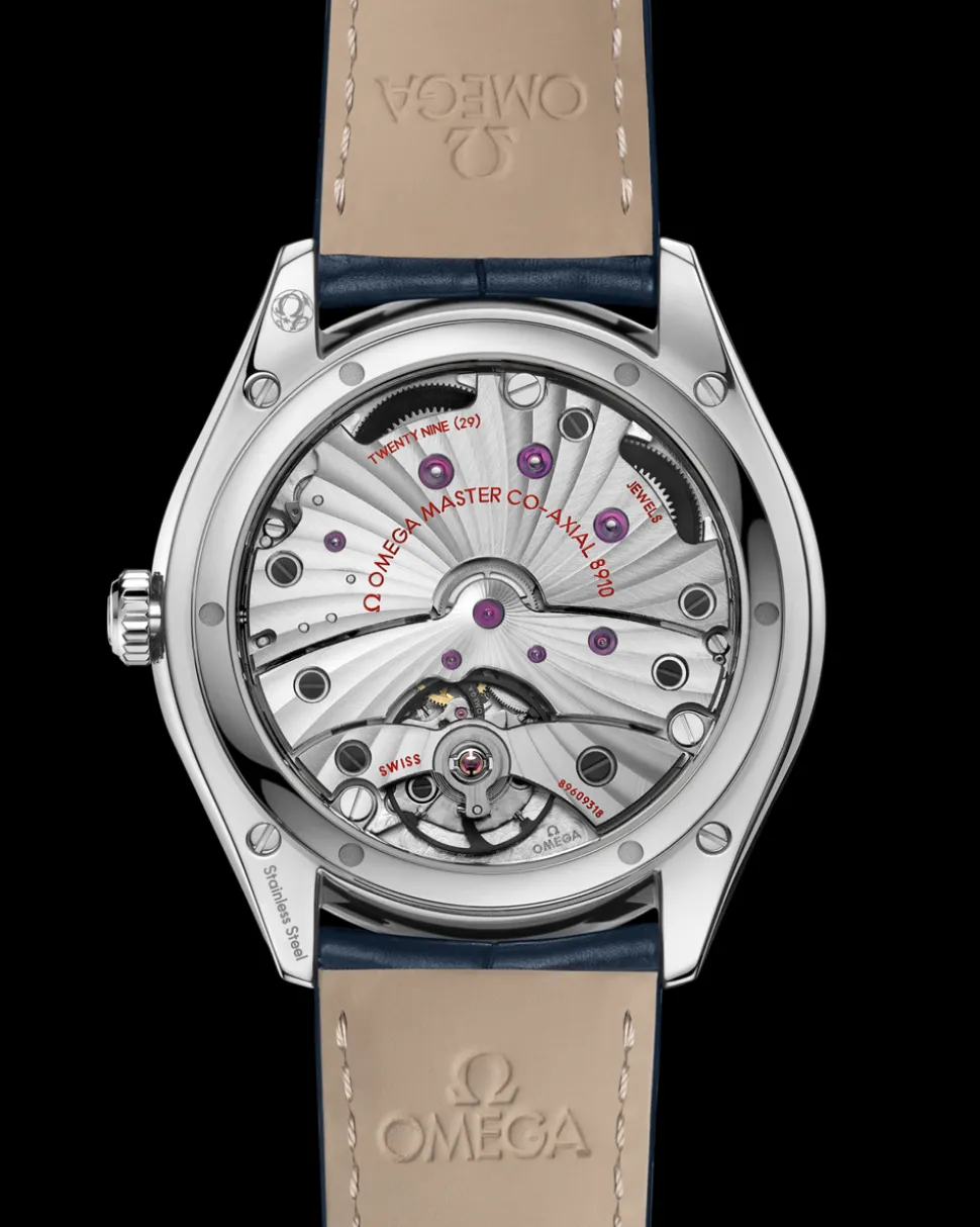 40 mm, Stahl mit Lederarmband