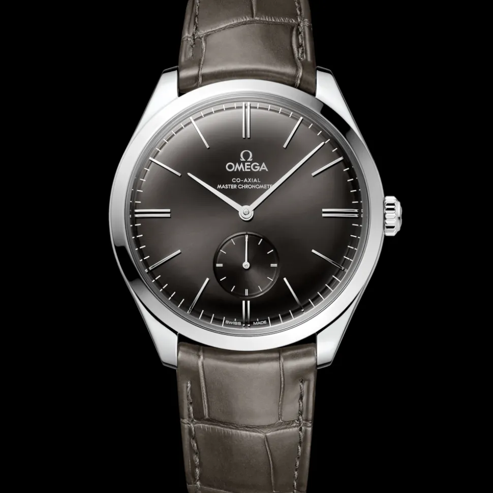 40 mm, Stahl mit Lederarmband