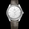 40 mm, Stahl mit Lederarmband