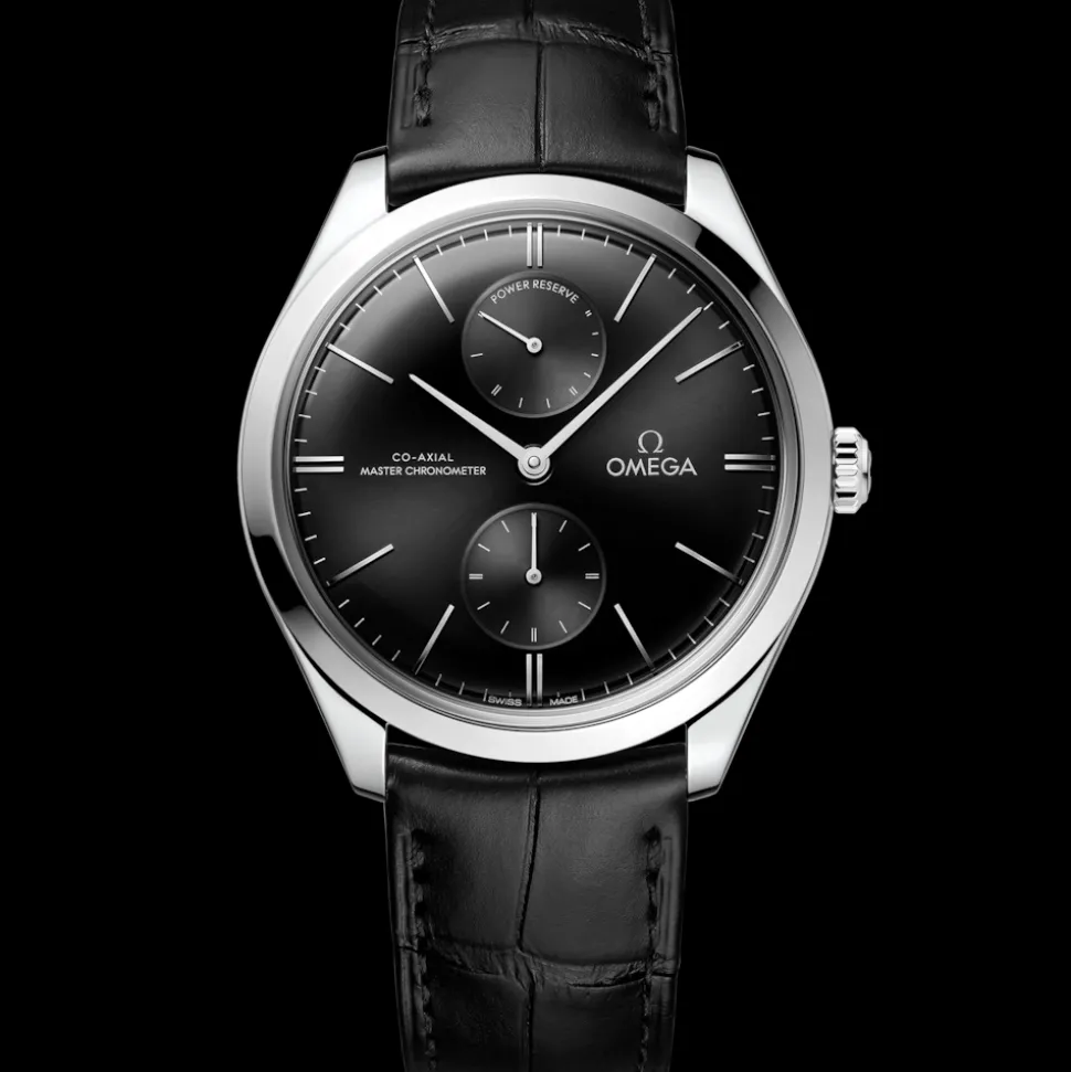 40 mm, Stahl mit Lederarmband