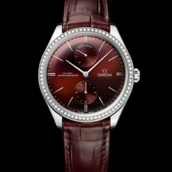 40 mm, Stahl mit Lederarmband