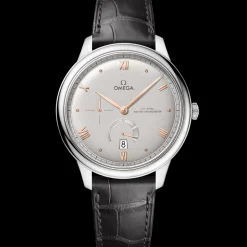 41 mm, Stahl mit Lederarmband