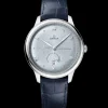 41 mm, Stahl mit Lederarmband