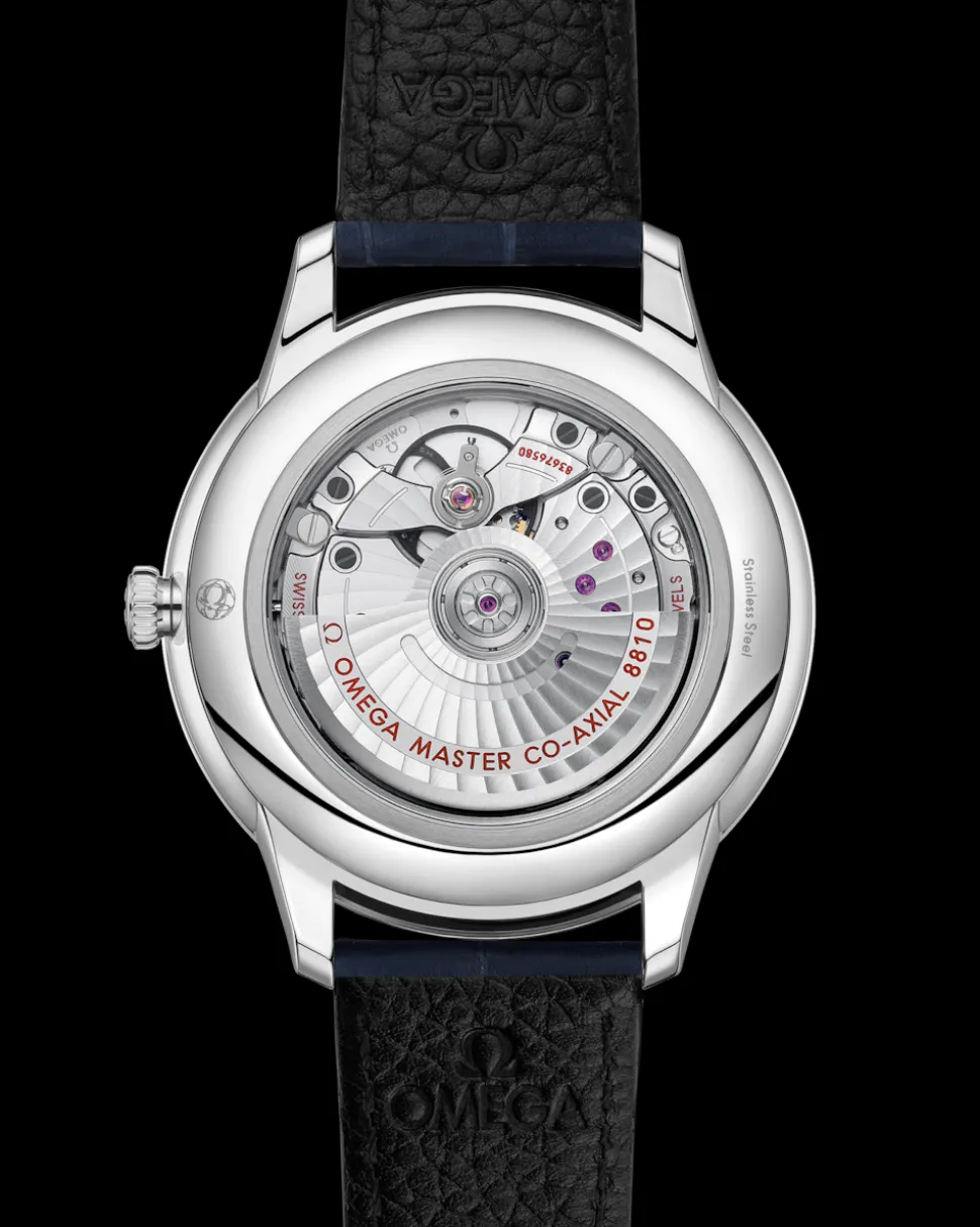 41 mm, Stahl mit Lederarmband
