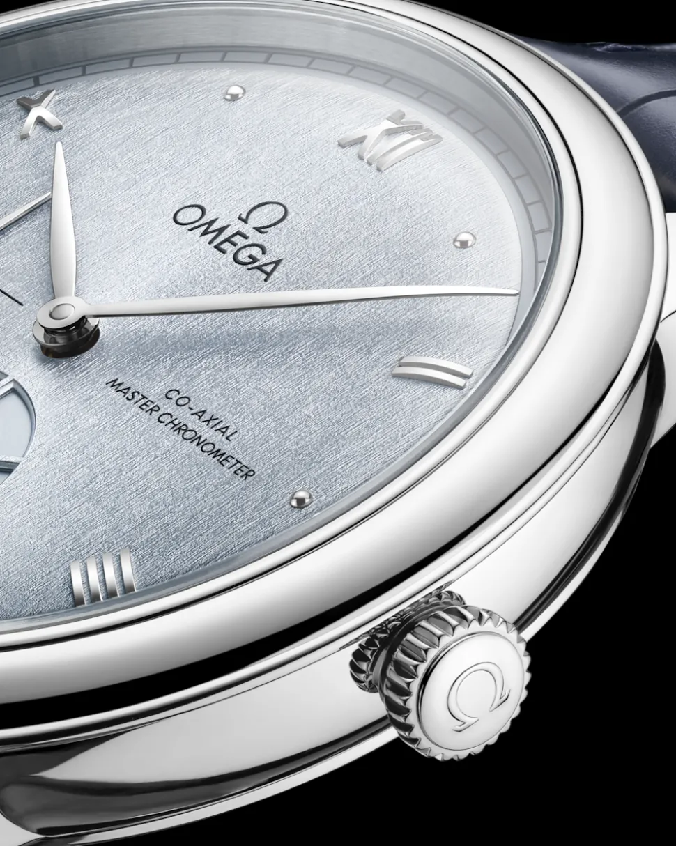 41 mm, Stahl mit Lederarmband