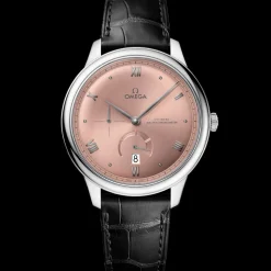 41 mm, Stahl mit Lederarmband