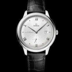41 mm, Stahl mit Lederarmband