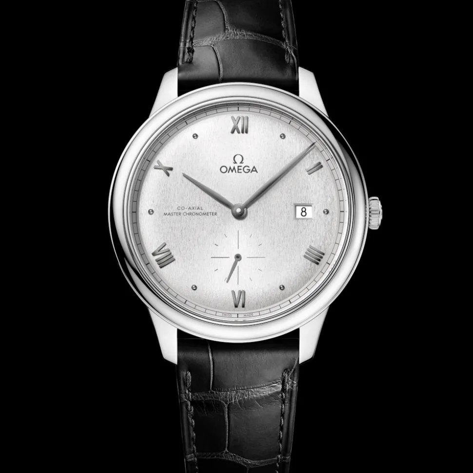 41 mm, Stahl mit Lederarmband