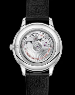 41 mm, Stahl mit Lederarmband
