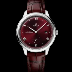 41 mm, Stahl mit Lederarmband