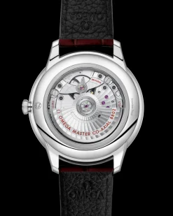 41 mm, Stahl mit Lederarmband