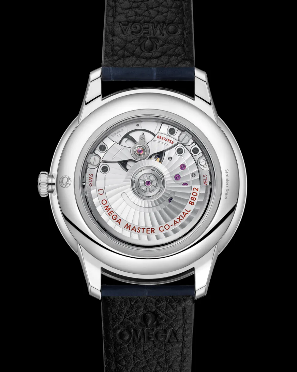 41 mm, Stahl mit Lederarmband