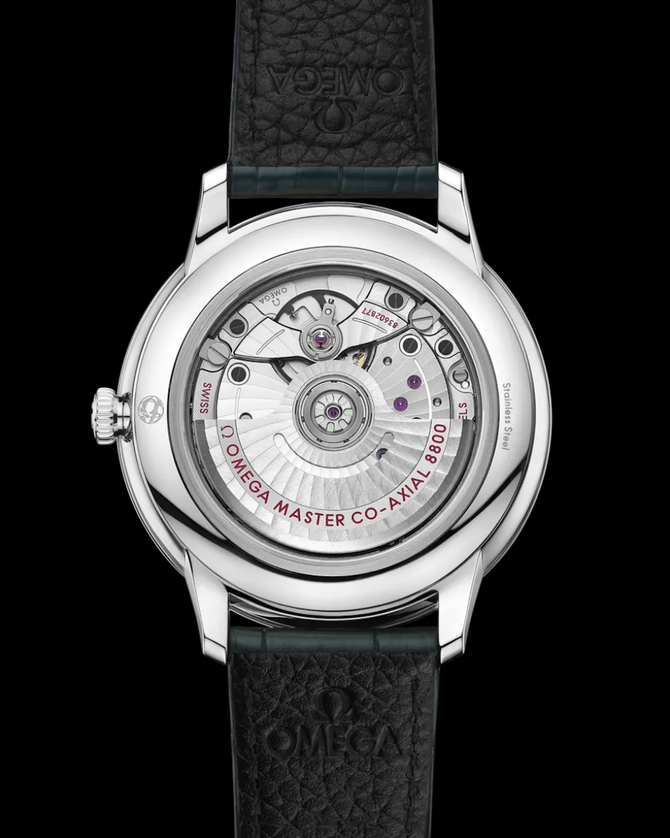 40 mm, Stahl mit Lederarmband
