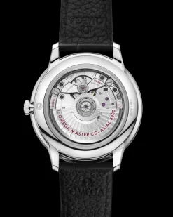 40 mm, Stahl mit Lederarmband