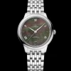 34 mm, Stahl mit Stahlarmband