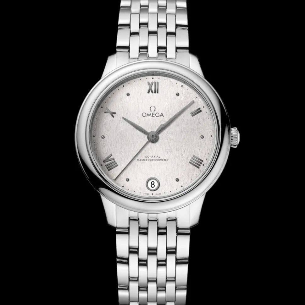 34 mm, Stahl mit Stahlarmband