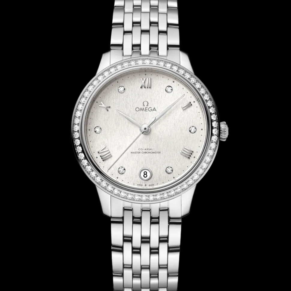 34 mm, Stahl mit Stahlarmband