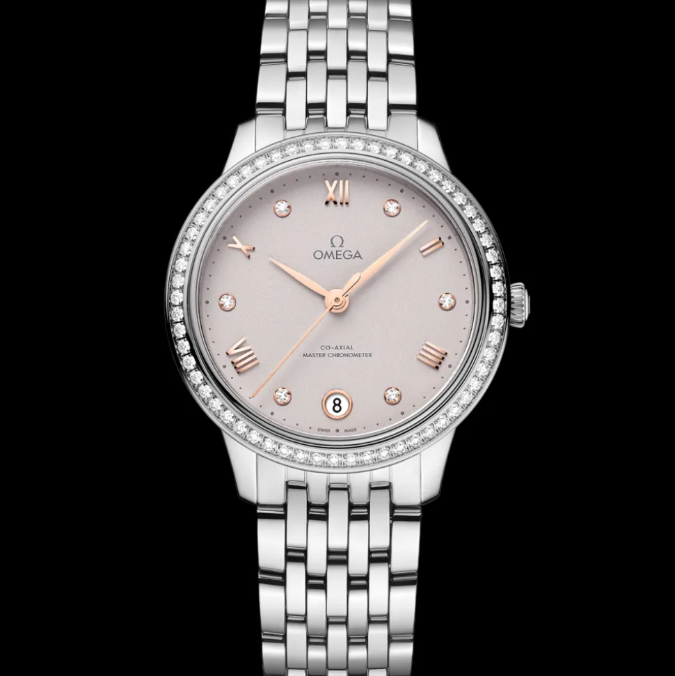 34 mm, Stahl mit Stahlarmband