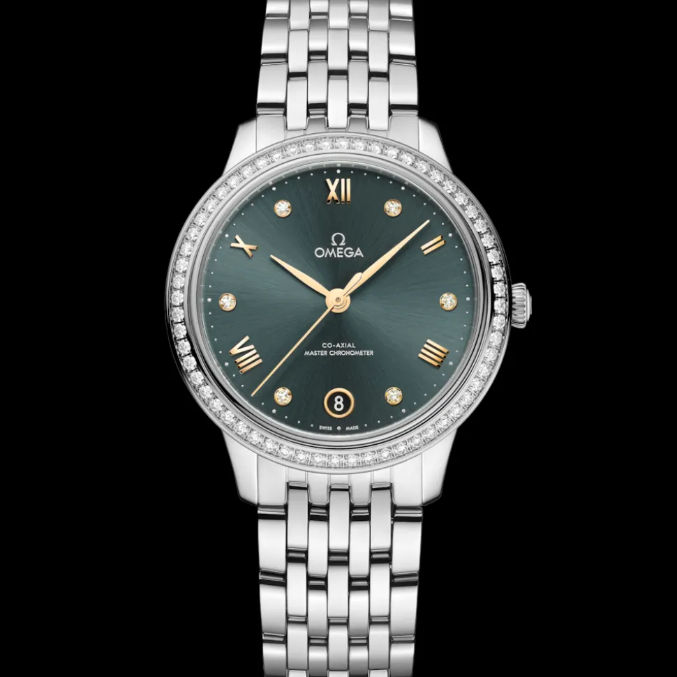 34 mm, Stahl mit Stahlarmband