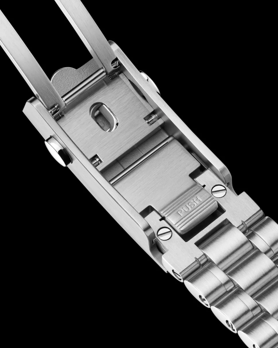 42 mm, Stahl mit Stahlarmband