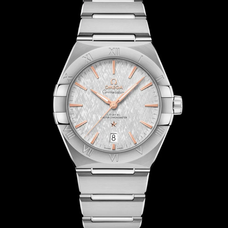 39 mm, Stahl mit Stahlarmband