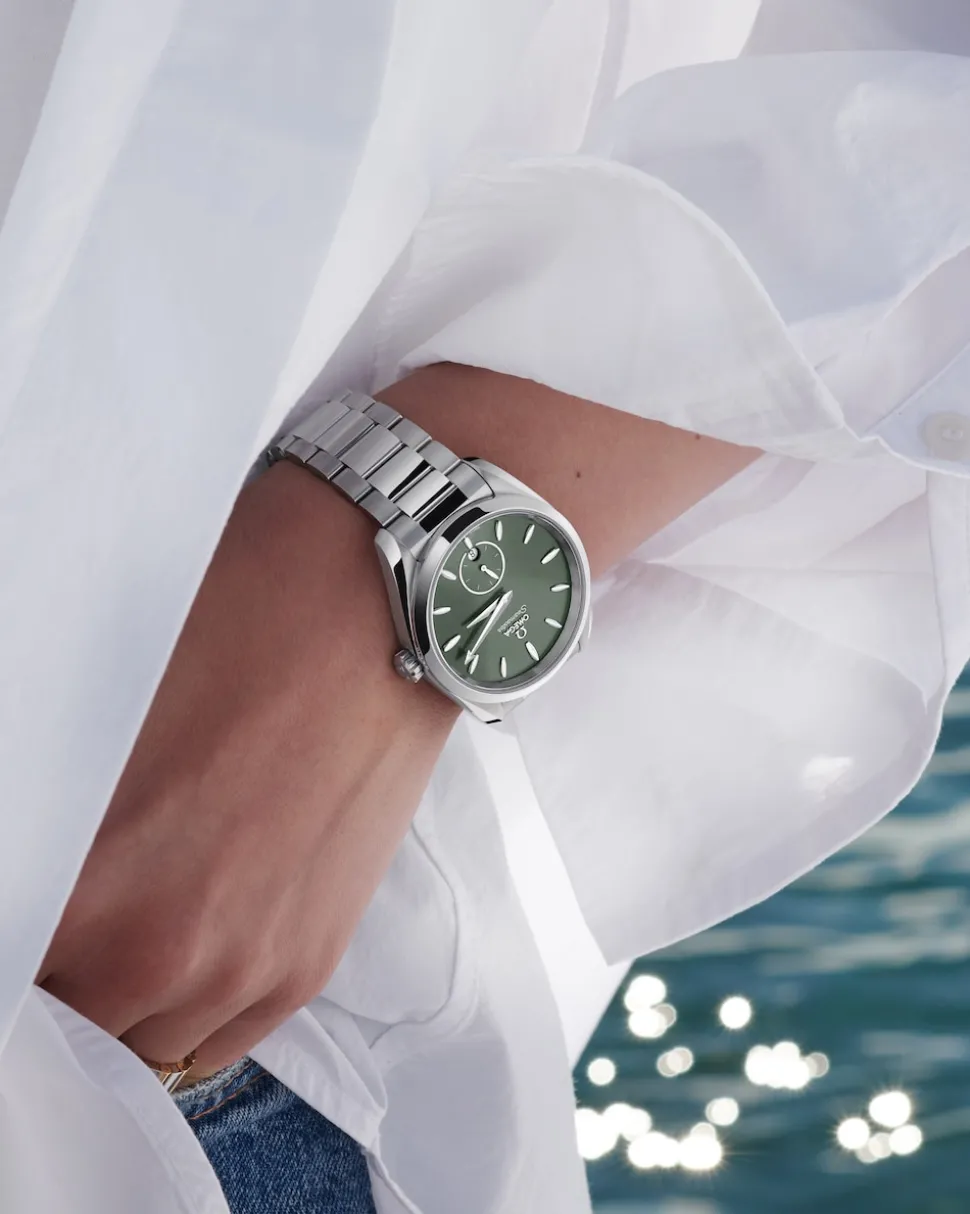 38 mm, Stahl mit Stahlarmband