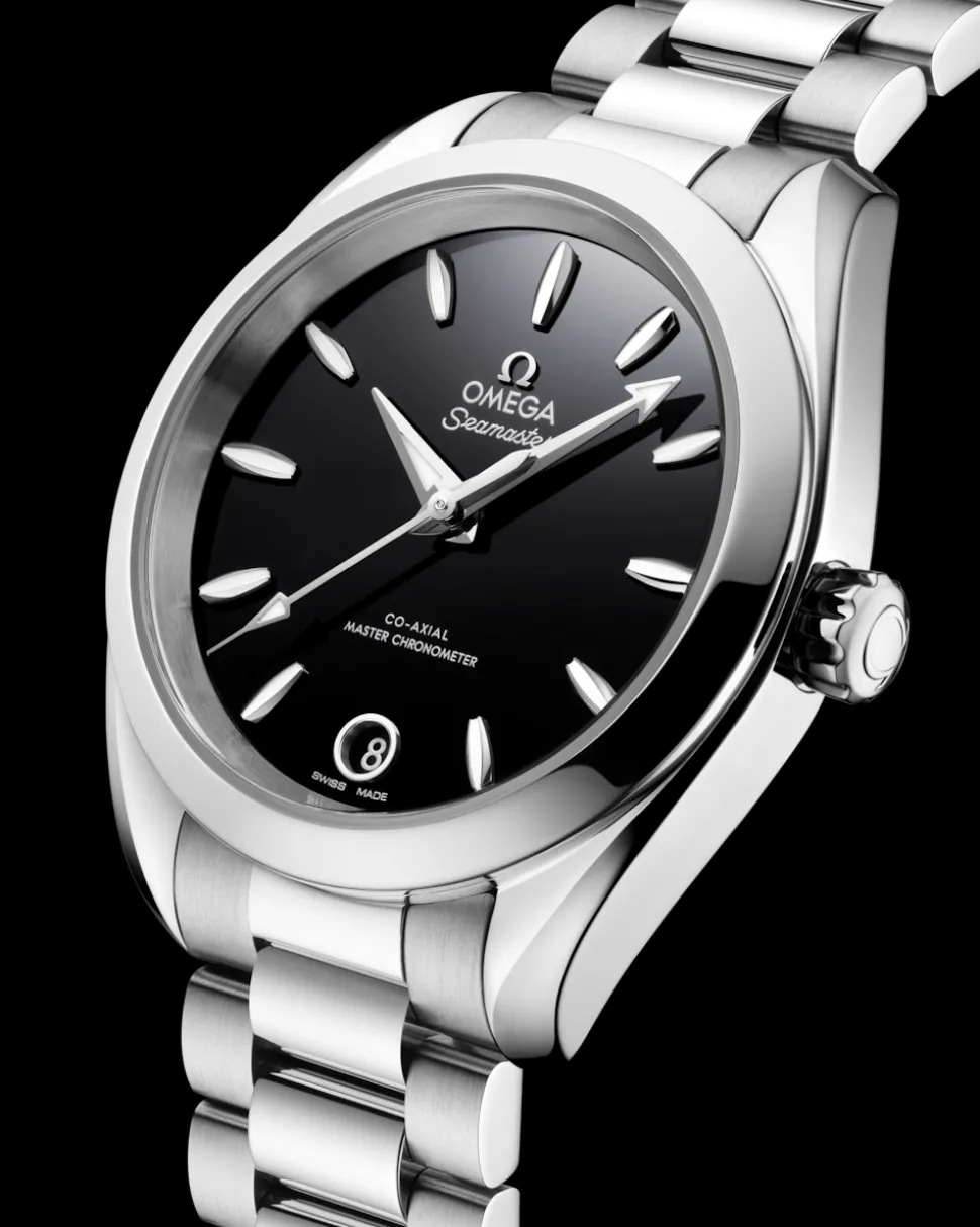 34 mm, Stahl mit Stahlarmband