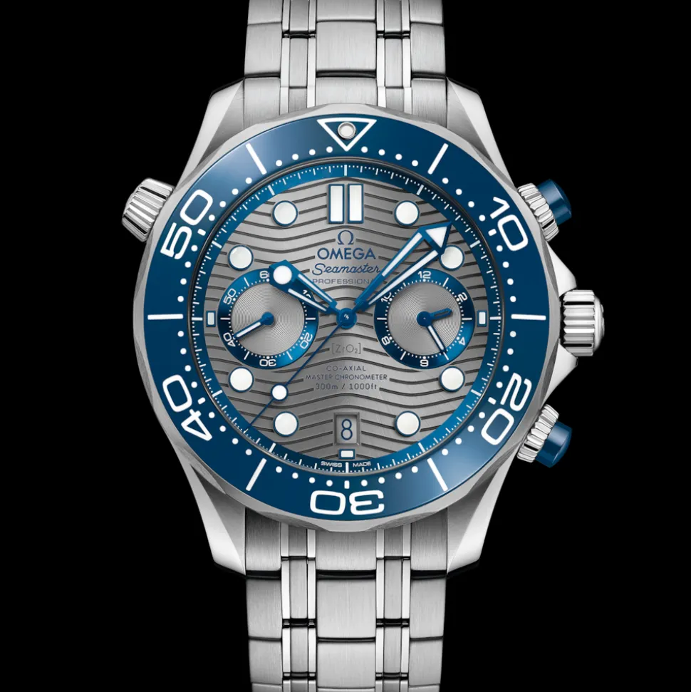 44 mm, Stahl mit Stahlarmband