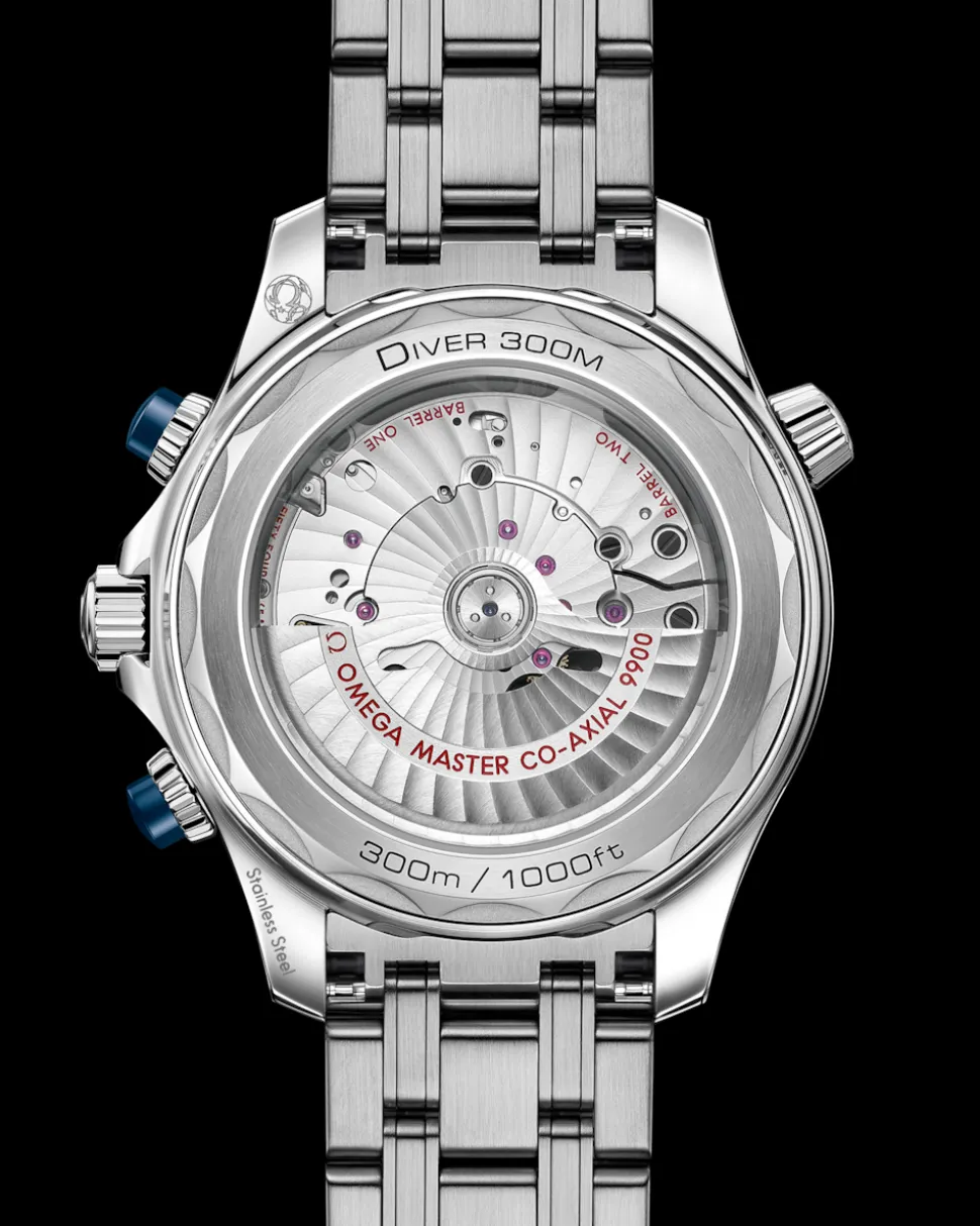 44 mm, Stahl mit Stahlarmband
