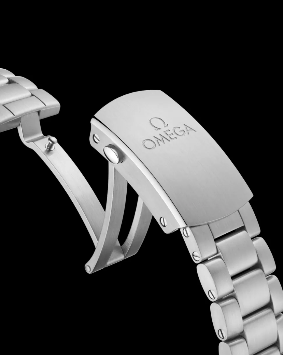 39,5 mm, Stahl mit Stahlarmband