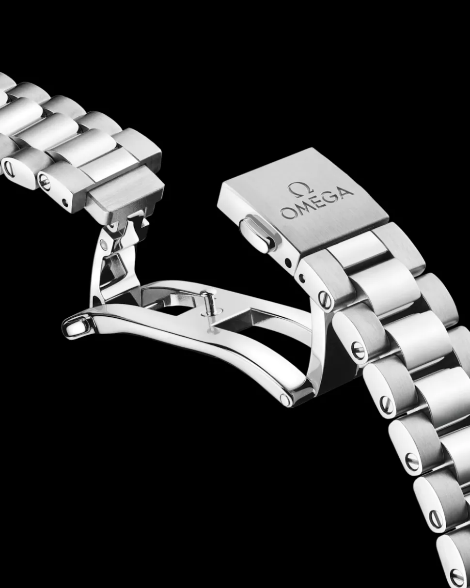 38 mm, Stahl mit Stahlarmband