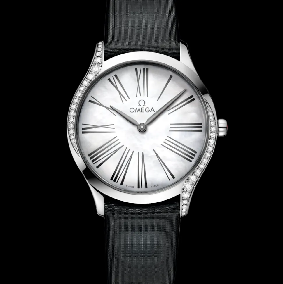 36 mm, Stahl mit Textilarmband